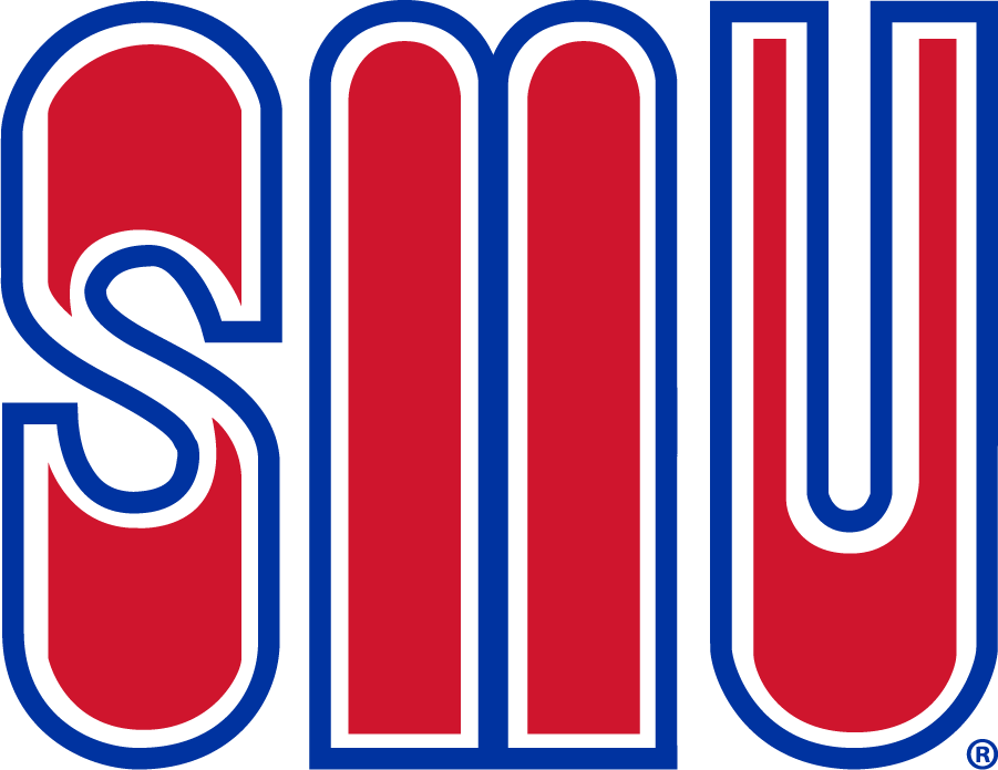 Southern Methodist Mustangs 1973-1974 wordmark logo iron on transfers for clothing